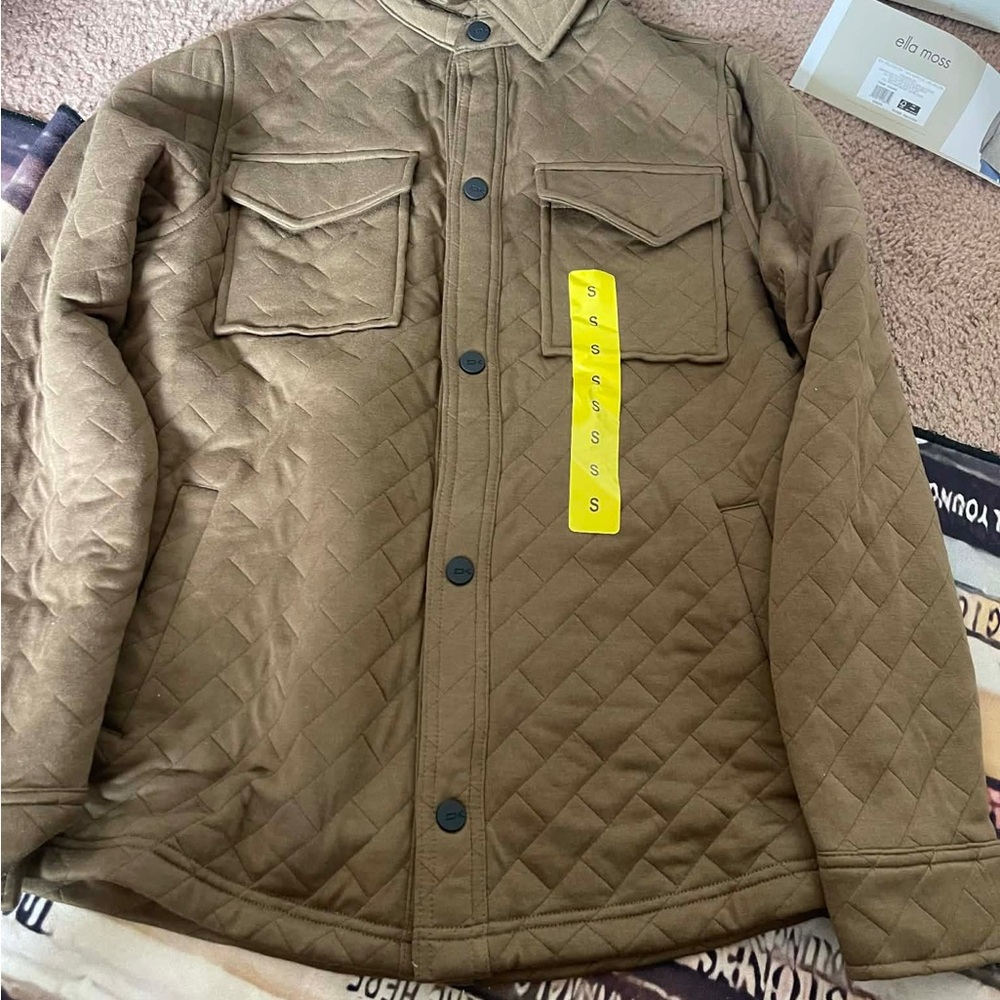 Dakine Quilted Brown Shirt Jacket